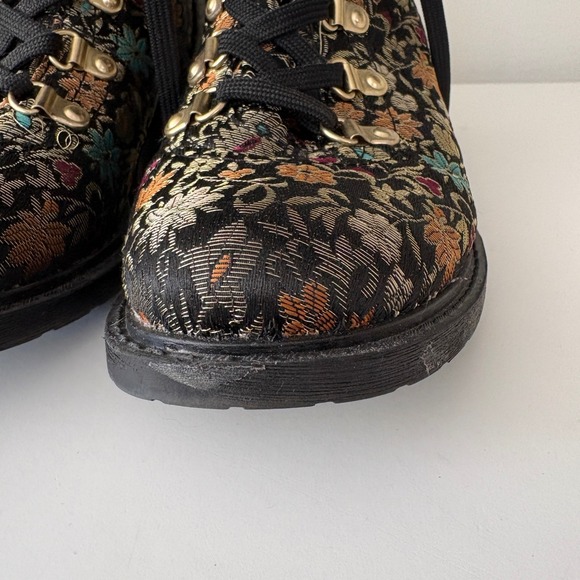 Sam Edelman Darrah‎ Floral Jacquard Lace Up Ankle Boots Size 7.5M - Picture 16 of 16